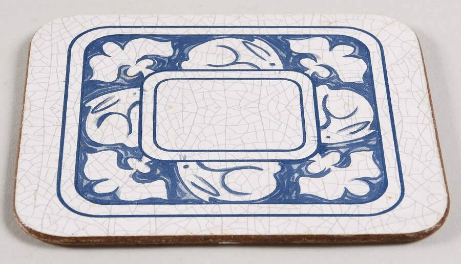 Dedham Rabbit Plastic & Cork Coaster by Potting Shed-1