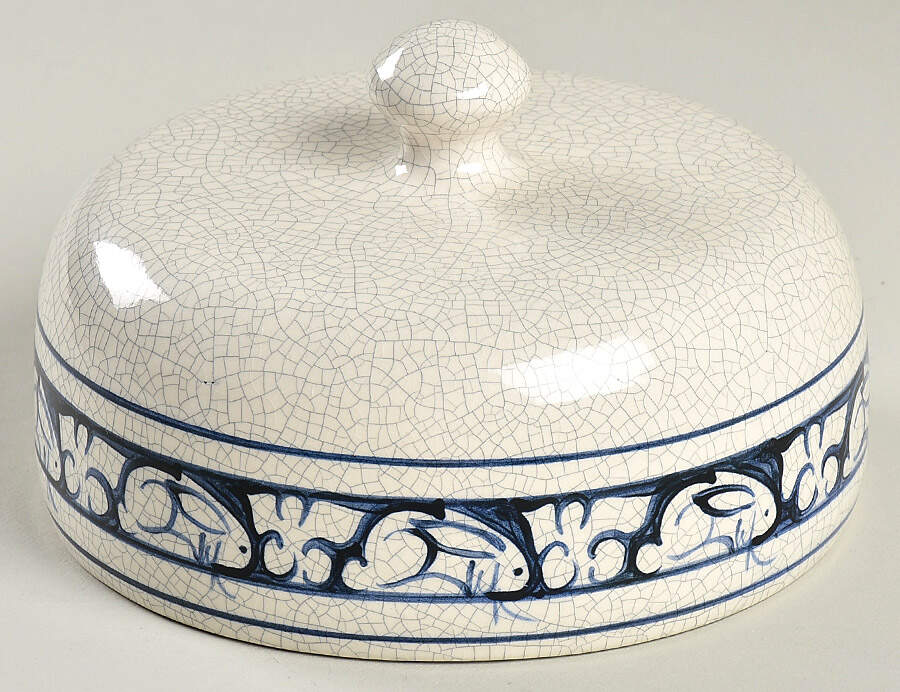Dedham Rabbit Lid for Round Cheese Dish by Potting Shed-1