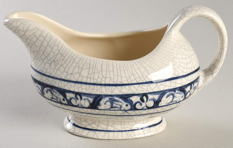 Dedham Rabbit Gravy Boat by Potting Shed-1