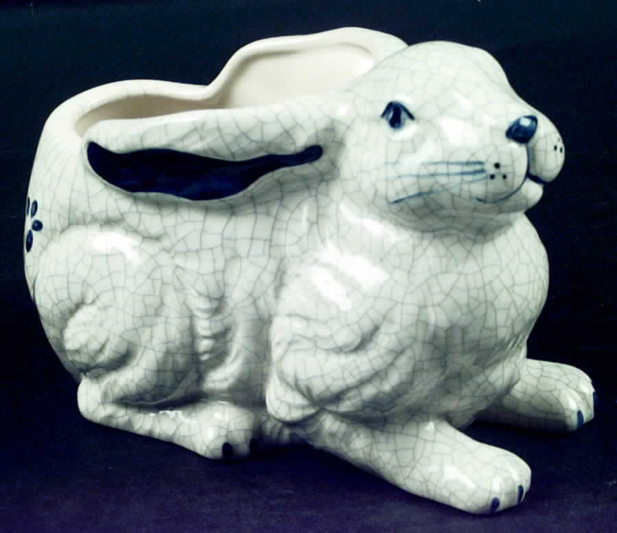 Dedham Rabbit Medium Planter by Potting Shed-1