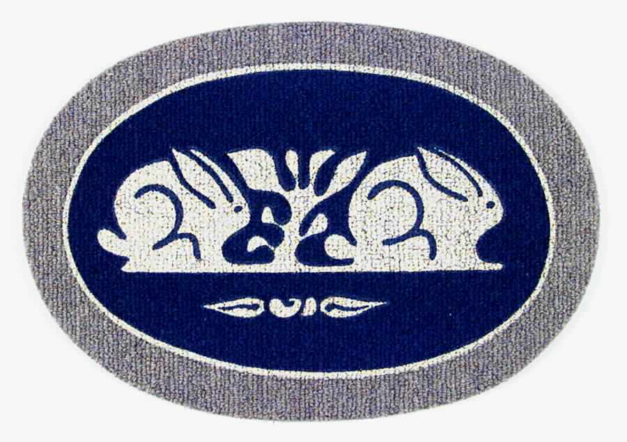 Dedham Rabbit Carpet Placemat by Potting Shed-1