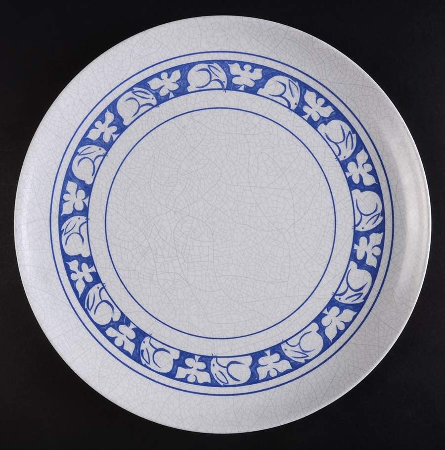 Dedham Rabbit 12" Plastic Serving Tray by Potting Shed-1