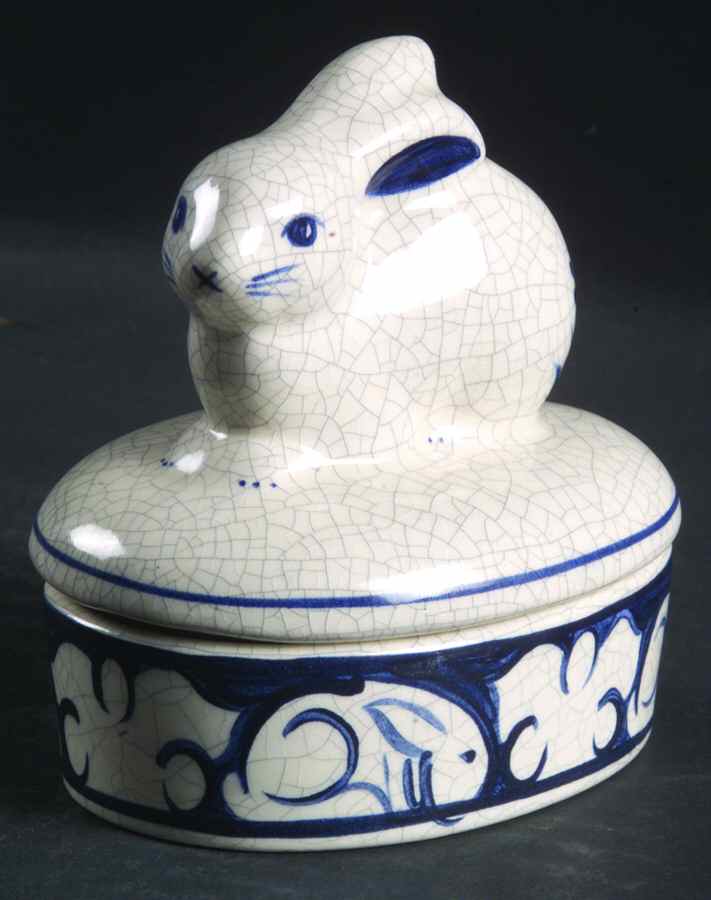 Dedham Rabbit Rabbit Box & Lid by Potting Shed-1