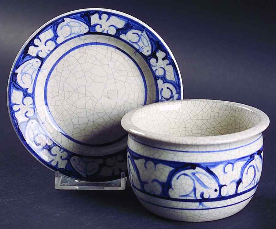 Dedham Rabbit Ramekin & Saucer Set by Potting Shed-1