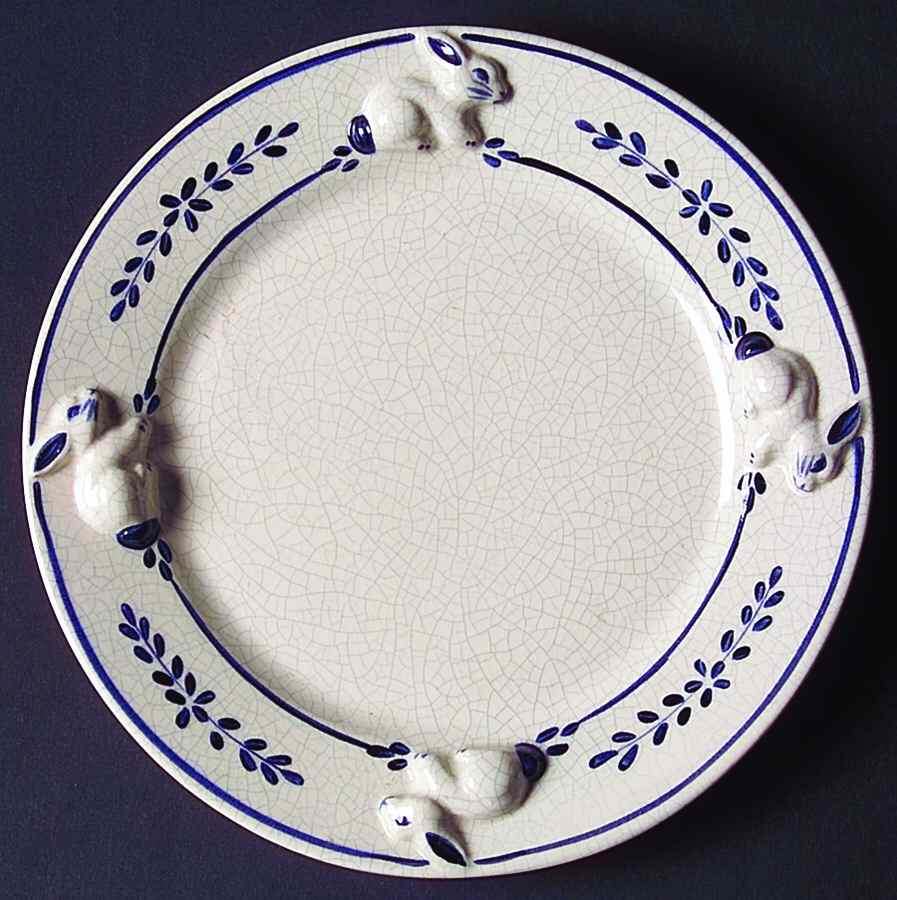 Dedham Rabbit Cookie Plate by Potting Shed-1
