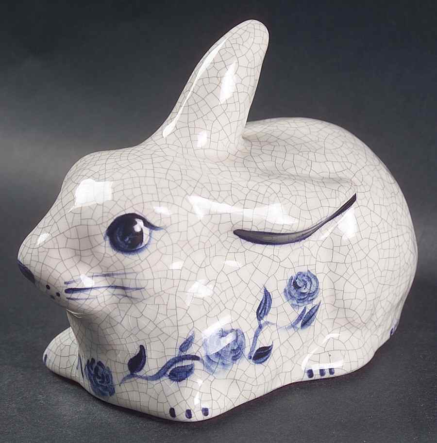 Dedham Rabbit Lying Rabbit Figurine by Potting Shed-1