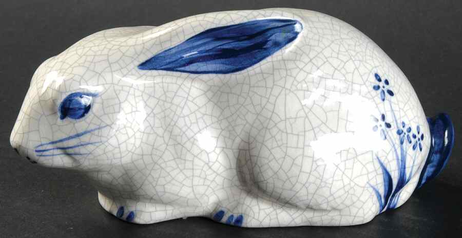 Dedham Rabbit Crouching Rabbit Figurine by Potting Shed-1