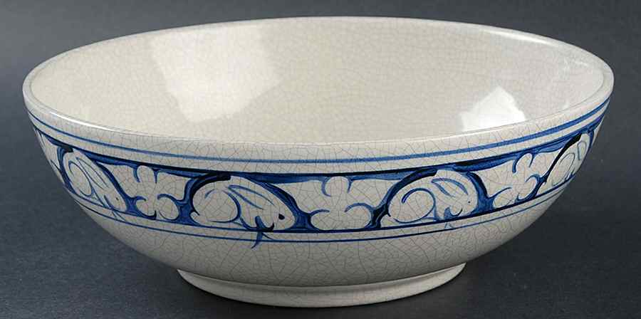 Dedham Rabbit 9" Round Vegetable Bowl by Potting Shed-1