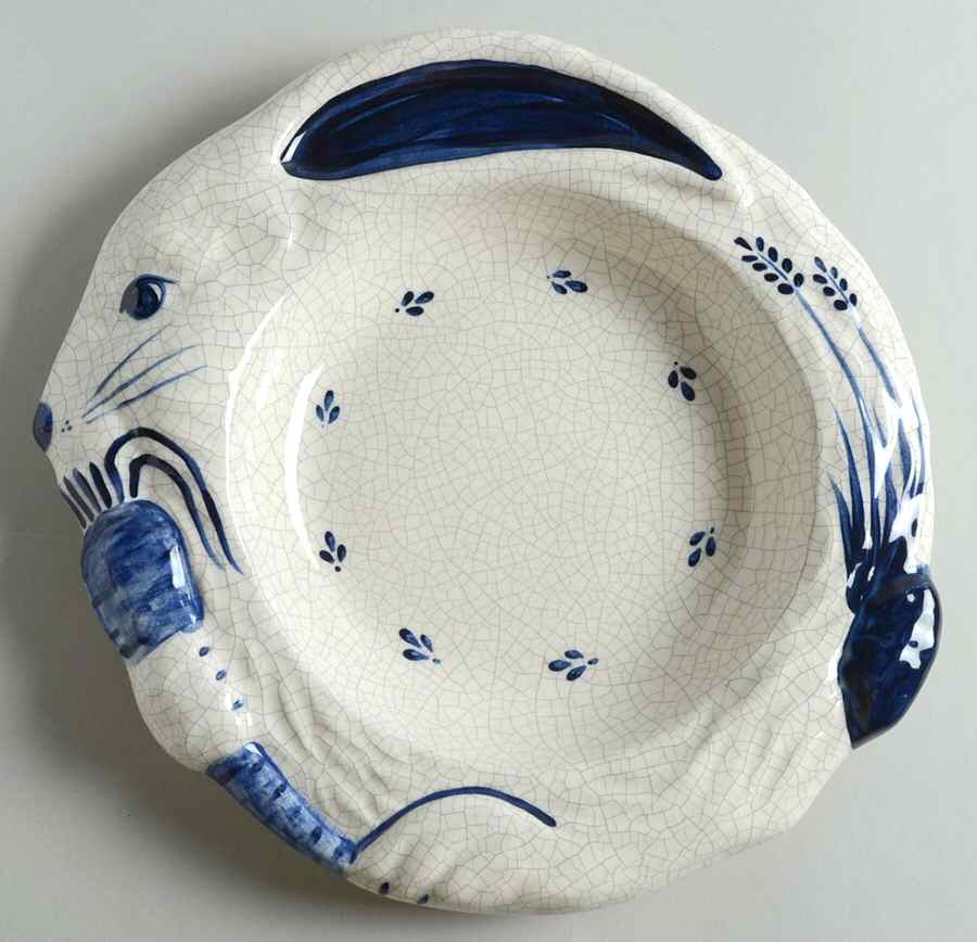 Dedham Rabbit Bunny Shaped Bowl by Potting Shed-1