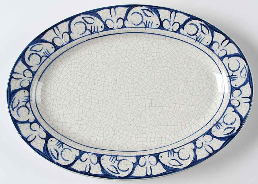 Dedham Rabbit 11" Oval Serving Platter by Potting Shed-1