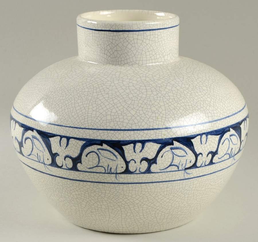 Dedham Rabbit 7" Vase by Potting Shed-1