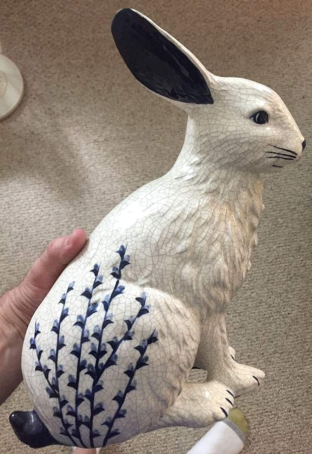 Dedham Rabbit Sitting Rabbit Figurine by Potting Shed-1