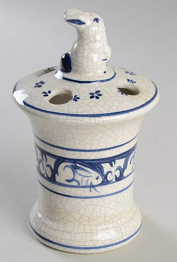 Dedham Rabbit Toilet Brush Holder by Potting Shed-1