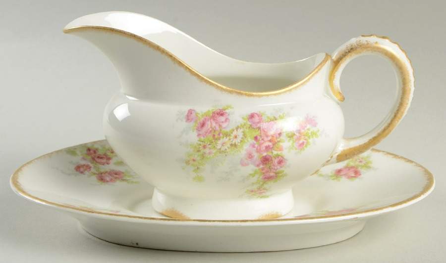 POY146 Gravy Boat & Underplate by Jean Pouyat-1