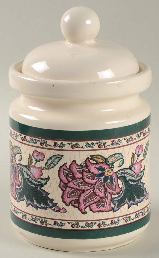 Paisley Garden Small Canister & Lid by Preferred Stock-1