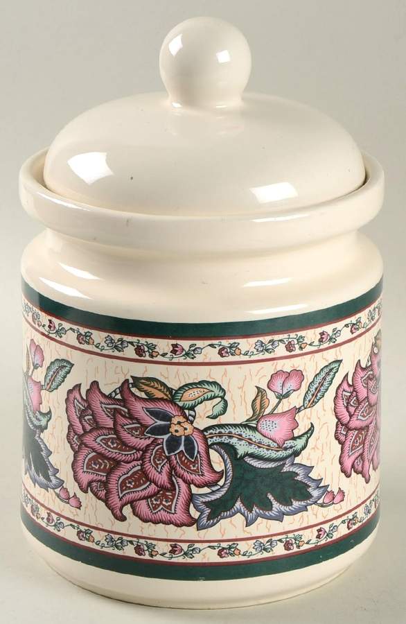 Paisley Garden Large Canister & Lid by Preferred Stock-1