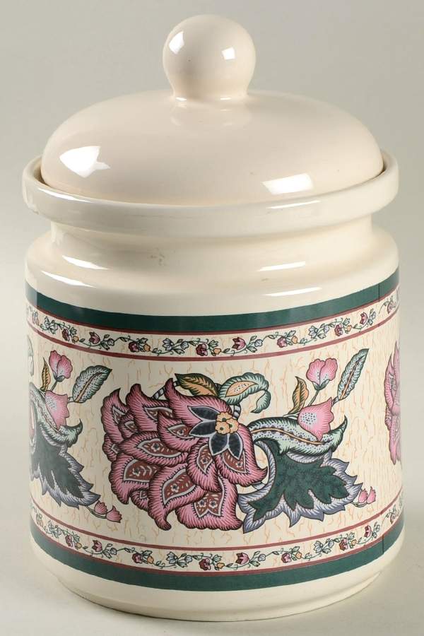 Paisley Garden Extra Large Canister & Lid by Preferred Stock-1