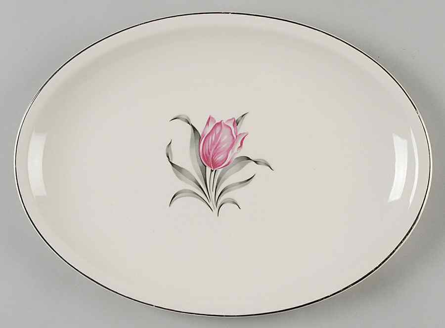 Kenilworth 11" Oval Serving Platter by Paden City-1