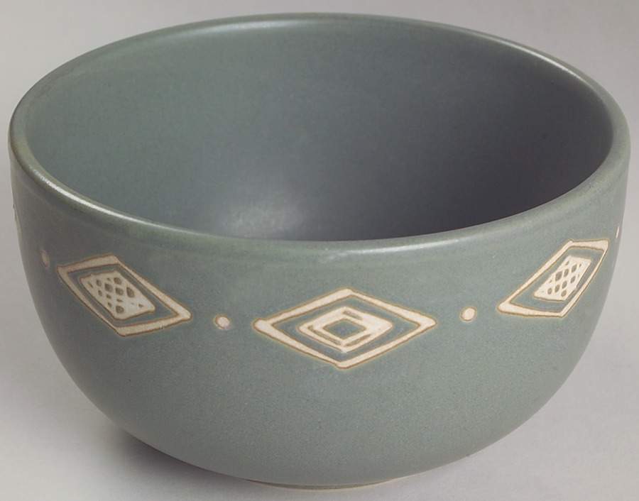 Bongo (Green) Coupe Cereal Bowl by Pottery Barn China-1