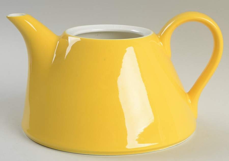 Spa Bright Yellow Teapot No Lid by Pagnossin-1