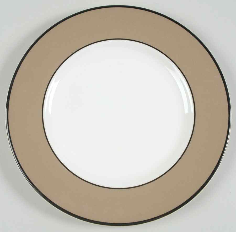 Spa Taupe (Rim) Salad Plate by Pagnossin-1