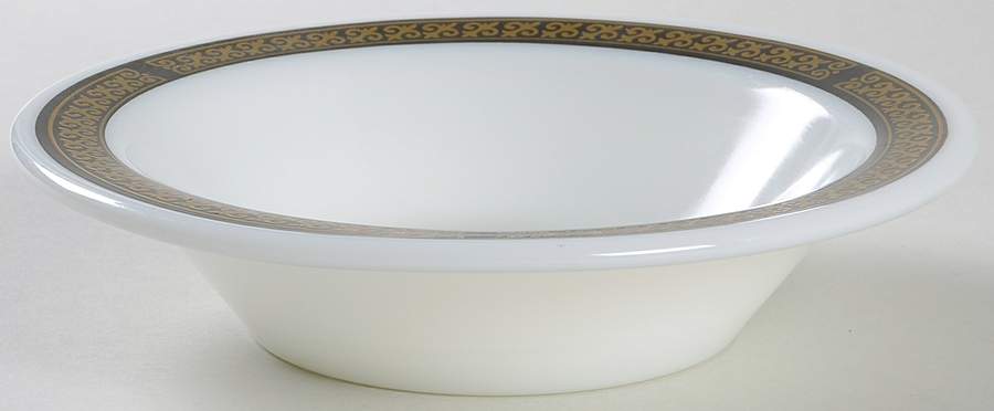 Ebony Rim Cereal Bowl by Pyrex-1