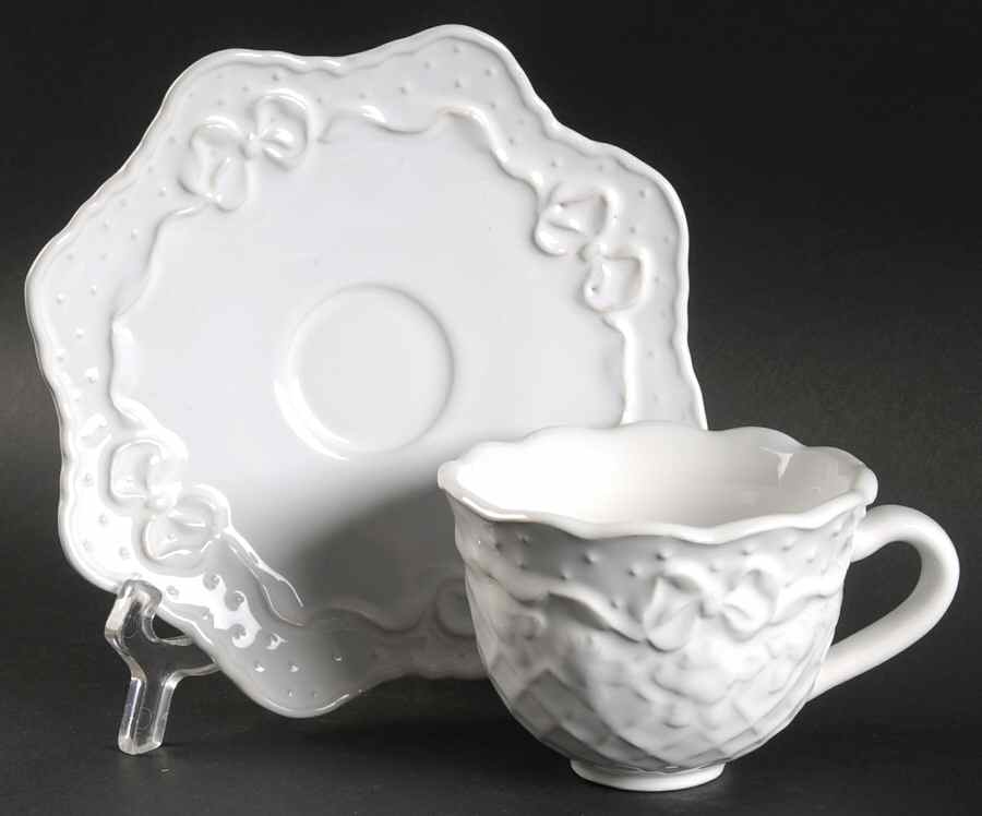 Tessa Footed Cup & Saucer Set by Porta-1