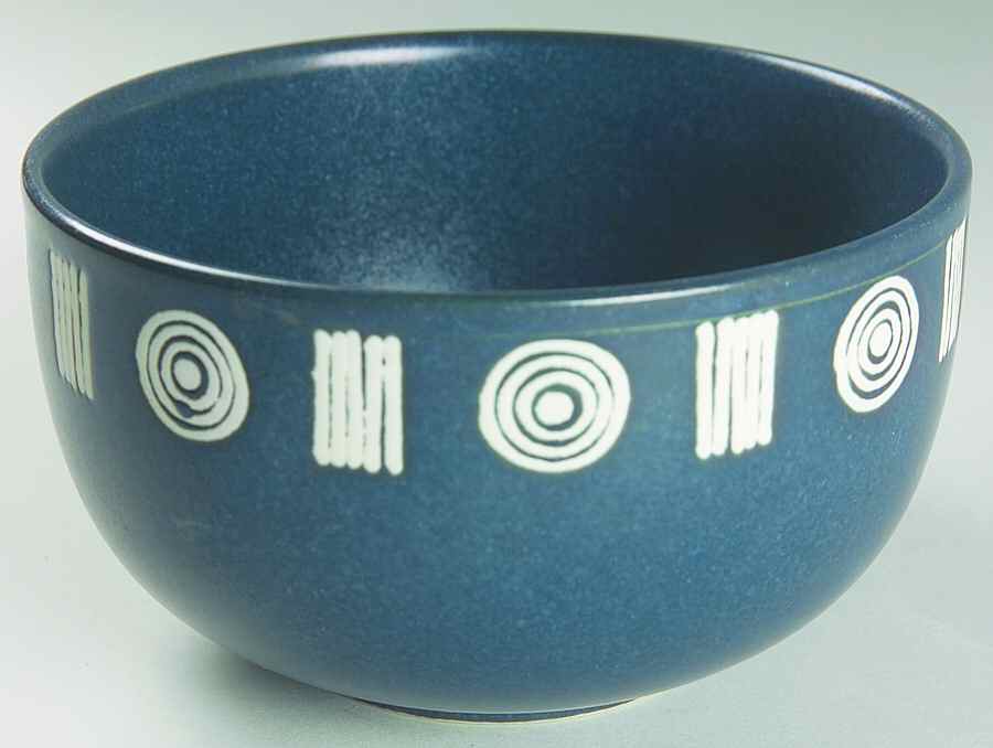 Bongo (Blue) Coupe Cereal Bowl by Pottery Barn China-1