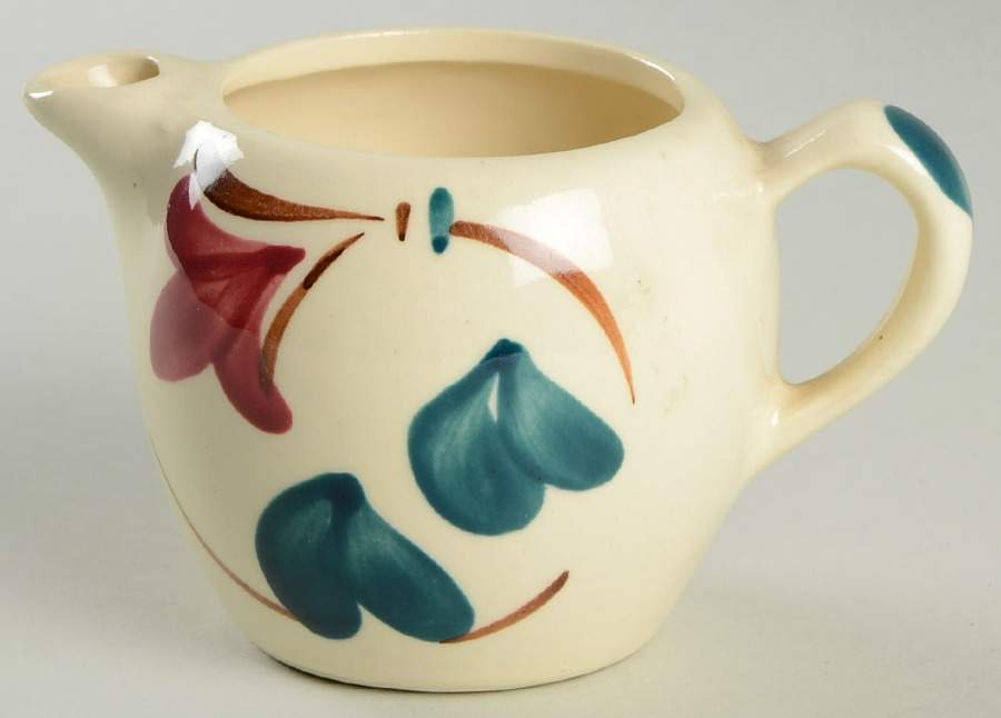 Ivy Red Blossom Creamer by Purinton-1