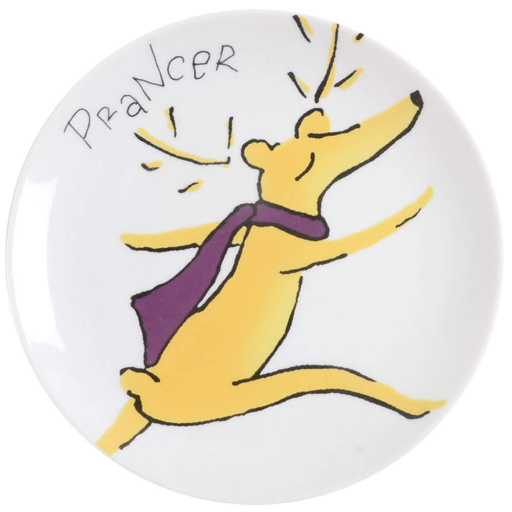 Reindeer Appetizer Plate by Pottery Barn China-1
