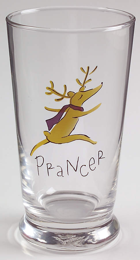 Reindeer 12 Oz Glassware Tumbler by Pottery Barn China-1