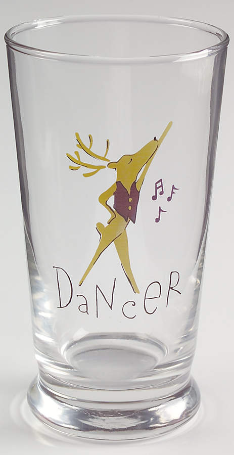Reindeer 12 Oz Glassware Tumbler by Pottery Barn China-1