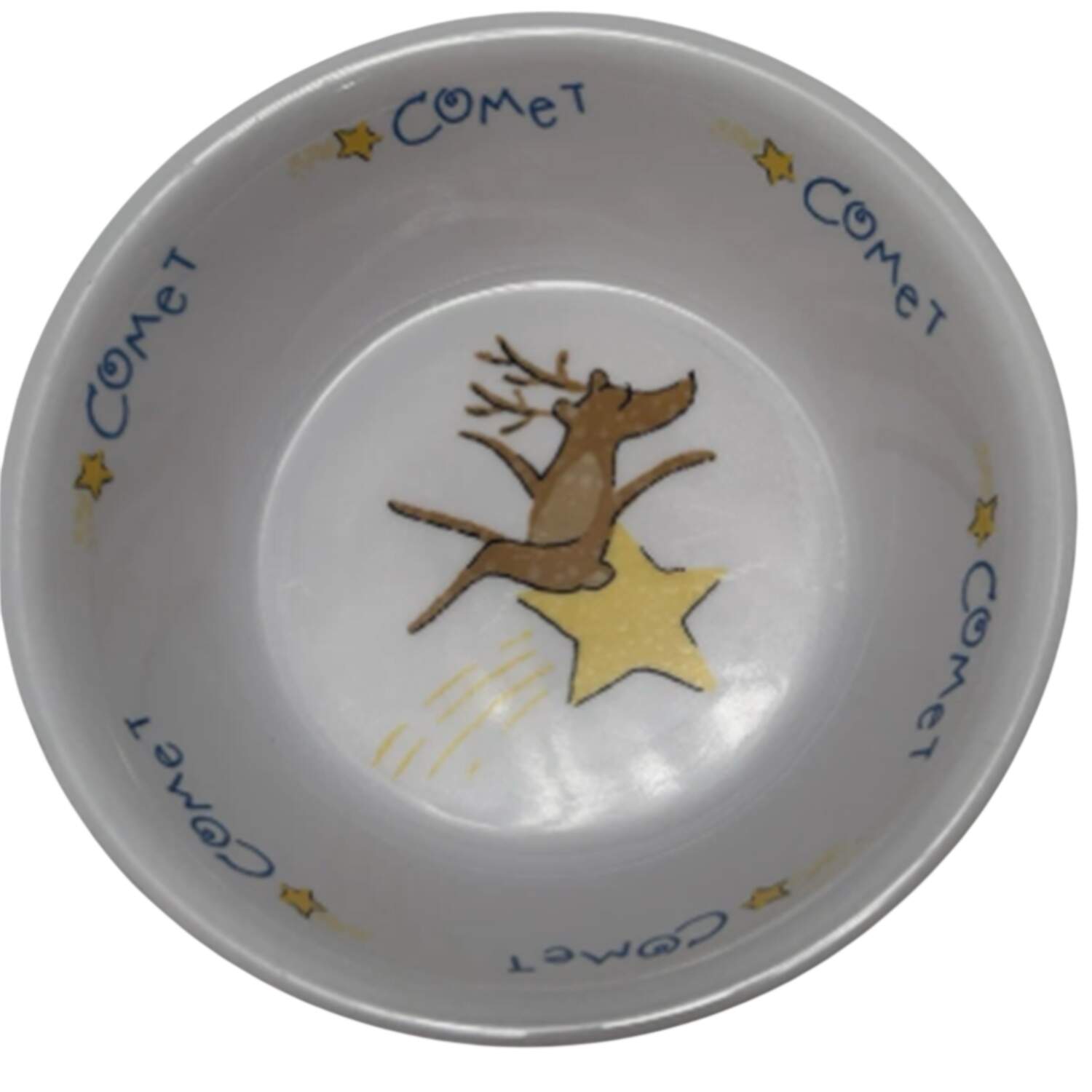 Reindeer Melmac/Melamine Child's Bowl by Pottery Barn China-1