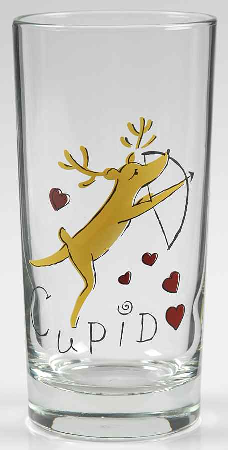 Reindeer 10 Oz Glassware Tumbler by Pottery Barn China-1