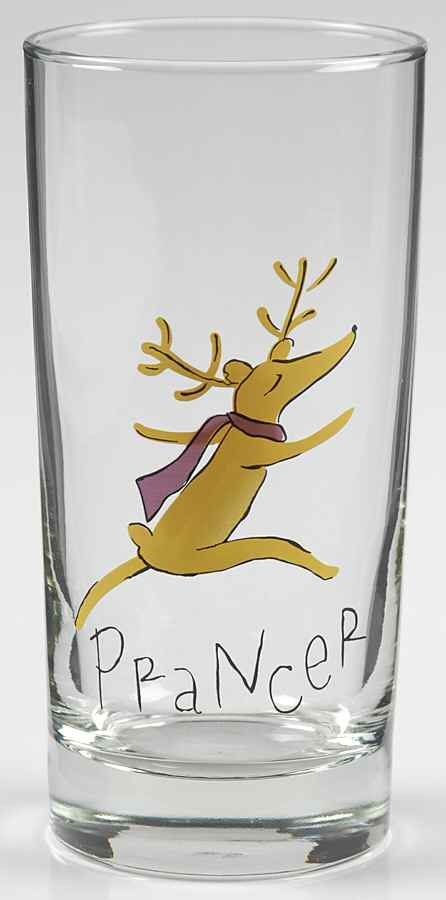 Reindeer 10 Oz Glassware Tumbler by Pottery Barn China-1
