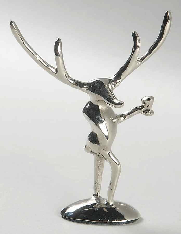 Reindeer Metal Figural Place Card Holder by Pottery Barn China-1