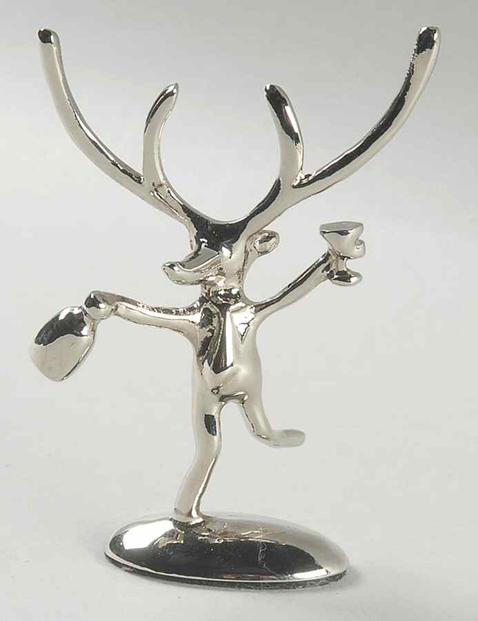 Reindeer Metal Figural Place Card Holder by Pottery Barn China-1