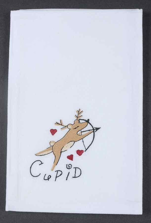 Reindeer Cloth Hand Towel by Pottery Barn China-1