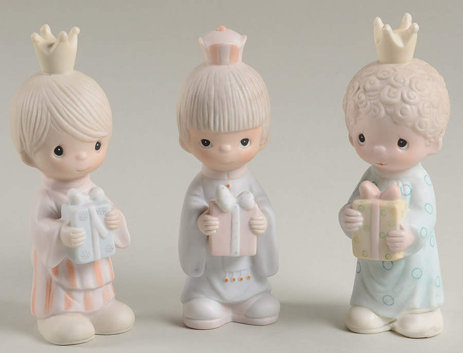 Wee Three Kings Fish-Wee Three Kings - Fish Trademark With Box by Precious Moments-1