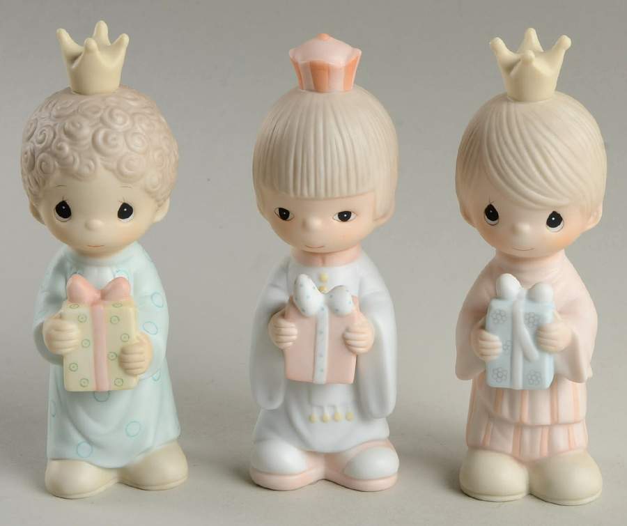 Wee Three Kings Star-Wee Three Kings - Star Trademark, No Box by Precious Moments-1