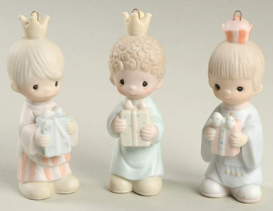 Wee Three Kings Hourglass-Wee Three Kings - Hourglass Trademark With Box by Precious Moments-1