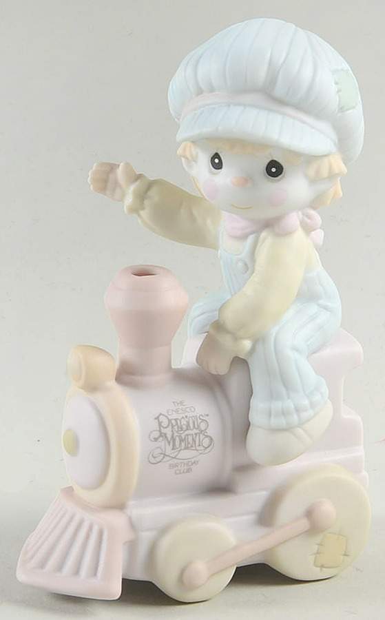 All Aboard for Birthday Club Fun Butterfly-All Aboard For Birth - Butterfly Trademark, No Box by Precious Moments-1
