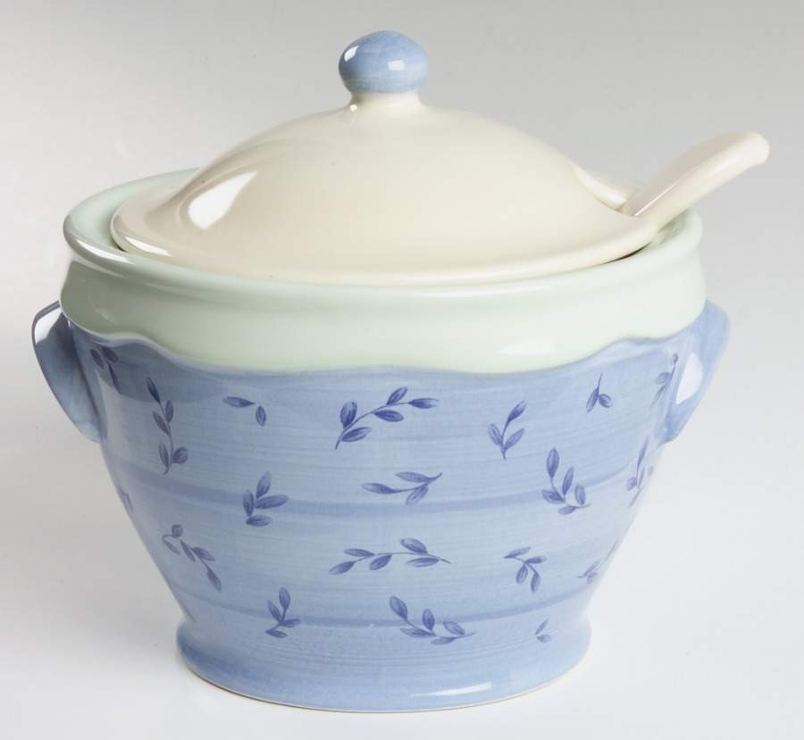 Summer Breeze Mini Tureen w/Lid & Ladle by Pfaltzgraff-1