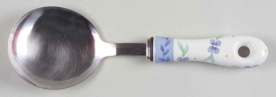 Summer Breeze Casserole Spoon with Stainless Bowl by Pfaltzgraff-1
