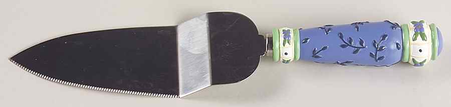 Summer Breeze Pie/Cake Server with Resin Handle by Pfaltzgraff-1