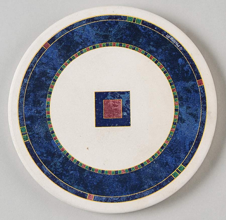 Atalya Cork Back Round Coaster by Pfaltzgraff-1