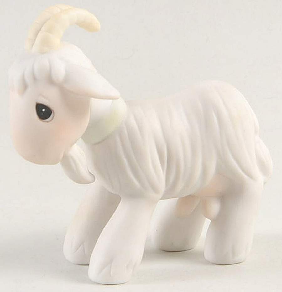 Goat Cross-Goat - Cross Trademark, No Box by Precious Moments-1