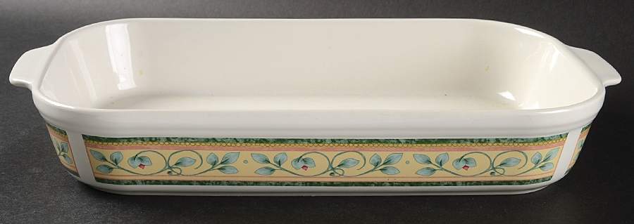 French Quarter (Stoneware) 13'' Rectangular Baker by Pfaltzgraff-1