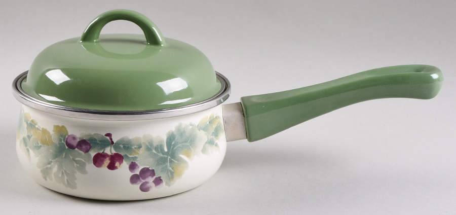 Jamberry 1.0 Quart Metal Covered Saucepan by Pfaltzgraff-1