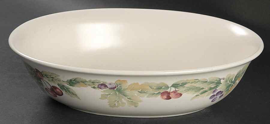 Jamberry 11" Oval Vegetable Bowl by Pfaltzgraff-1